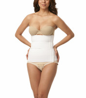 Isavela 12" One Piece Post Surgical Abdominal Binder w/ 2 'Split' Panels
