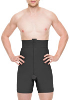 Isavela Male High-Waist Abdominal Compression Girdle Mid Thigh w/ Zippers