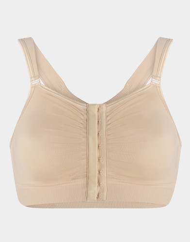 Carefix Bella Post-Op Bra (Hook & Eye Front Closure, Non Adj Straps) - Tan