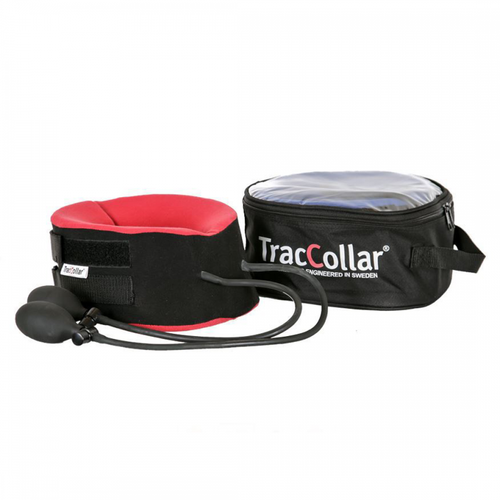 TracCollar Neck Traction Inflatable - red