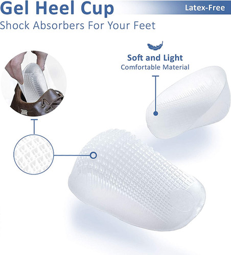 Tuli’s Classic Gel Heel Cups, Clear