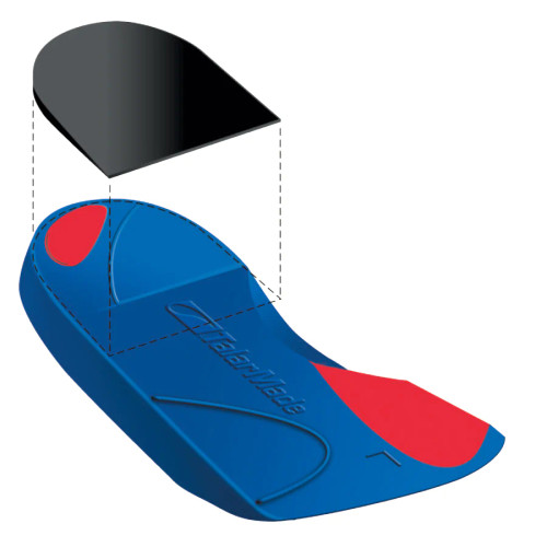Talarmade Heel Lifts Elevators Adhesive Backed - 5 Pairs