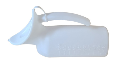 Portable Female Urinal Bottle w/Lid, 1000ml