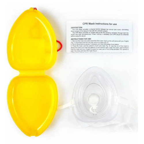 2 x Resuscitation CPR Pocket Mask (Reusable)