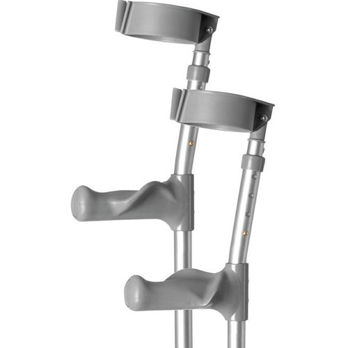 Max Mobility Aluminium Forearm Crutches (PAIR), Max 150kg