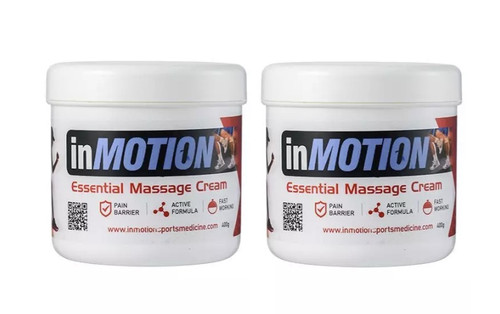 2 x inMotion Essential Massage Cream 400g