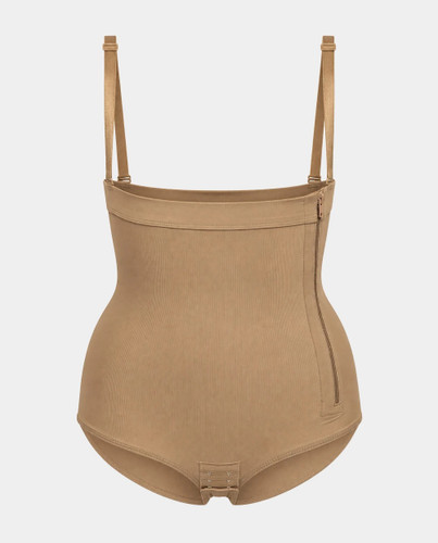 Aesetica Bodysuit with Girdle & Suspenders (2001) Regular Fit - Latte