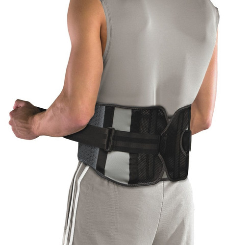 Mueller Adjust To Fit Back Brace has internal adjustment straps to target the compression for a custom fit