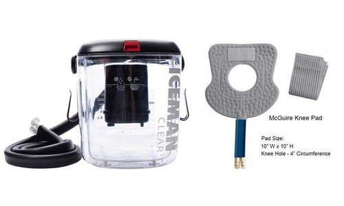 Donjoy Iceman Clear 3 Cold Unit & McGuire Knee Pad
