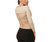 Isavela Arm Compression Sleeves, LONG Length, Beige (side view)