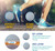 Tuli’s Heavy Duty Gel Heel Cups, Clear