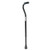 Heavy Duty Steel Offset Handle Cane Walking Stick, Max 227kg