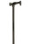 OrthoLife Height Adj Plastic Handle Walking Stick Cane ,Max 100kg