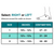 NEW Push Med Ankle Brace Aequi Flex - Sizing Chart