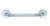 Textured Steel Grab Bar (46cm) - Safety Rail Prevent Fall