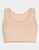 Carefix Bree PostOp Bra High Compression Wire Free Front Closure - Tan