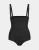 Aesetica Bodysuit with Girdle & Suspenders (2001P) Petite Fit - Black