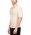 Isavela Male Short Sleeve Post Surgical Compression Vest w/Zipper - Beige