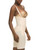 Isavela Post Surgical (Stage 1) Compression Body Suit w/ Suspenders (Mid Thigh) -Beige (BS03)