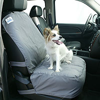 Microvelvet Print Bucket Car Seat Protector for Dogs - Great Gear And Gifts  For Dogs at Home or On-The-Go