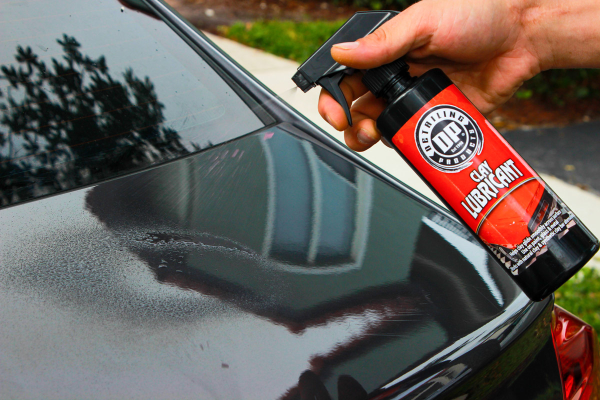 Spray even more DP Clay Lubricant directly onto the surface you are claying to ensure proper lubrication.