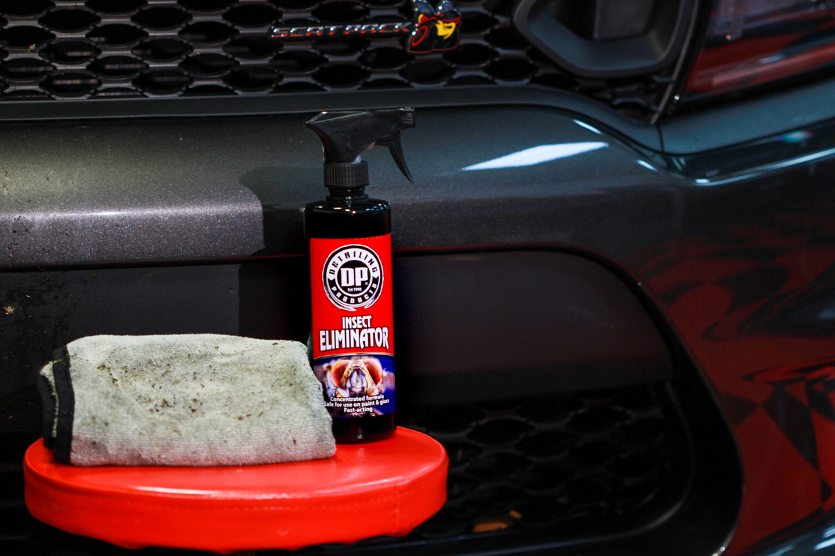 DP Insect Eliminator will leave your car free of pests and safe from etching!