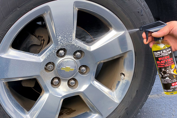 P&S Iron Buster will also quickly remove brake dust from your wheels!