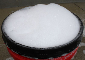 Your 5 Gallon Wash Bucket will be overflowing with foam!