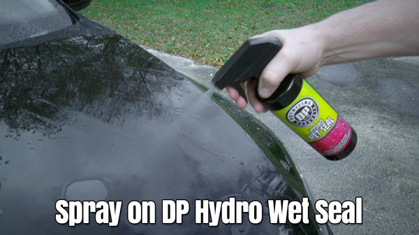 Spray on DP Hydro Wet Seal.