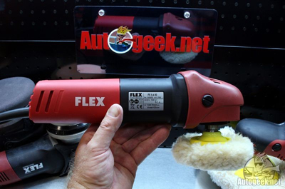 The FLEX PE8 Kompakt Rotary Polisher only weighs 4 lbs!