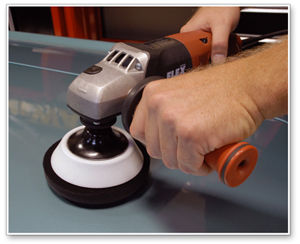 The Flex-Foam HD Rotary Backing Plate has a dense foam pad and sturdy plate for rugged use.