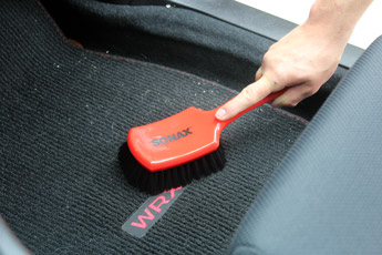 SONAX Intensive Cleaning Brush is gentle enough for upholstery