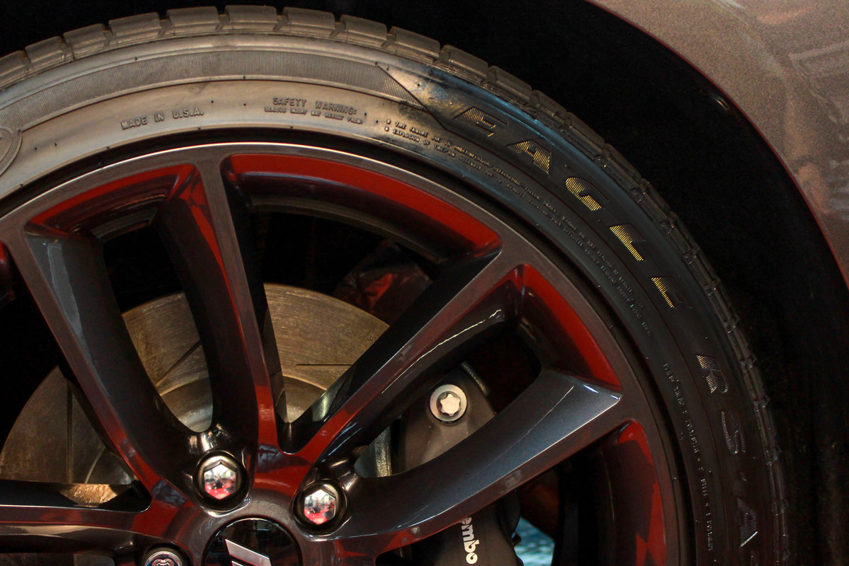 Sit back and admire the dark, satin finish and durable protection DP Tire Coating provides!