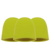 HI-TECH Yellow Aggressive Flex Foam Finger Pockets - 3 Pack