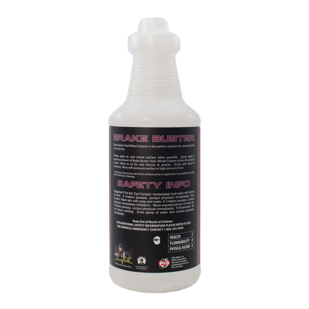 P&S Brake Buster Non-Acid Wheel Cleaner - Secondary Bottle