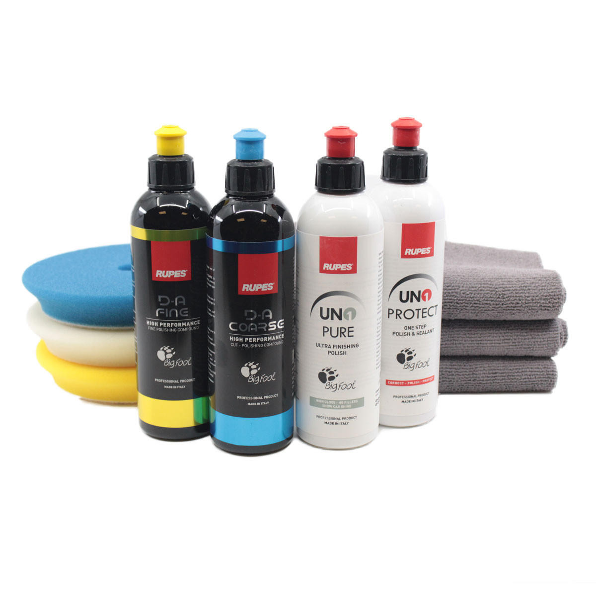 RUPES DA FINE & DA Coarse Politur Set Schleifpaste & Feinschleifpolitur