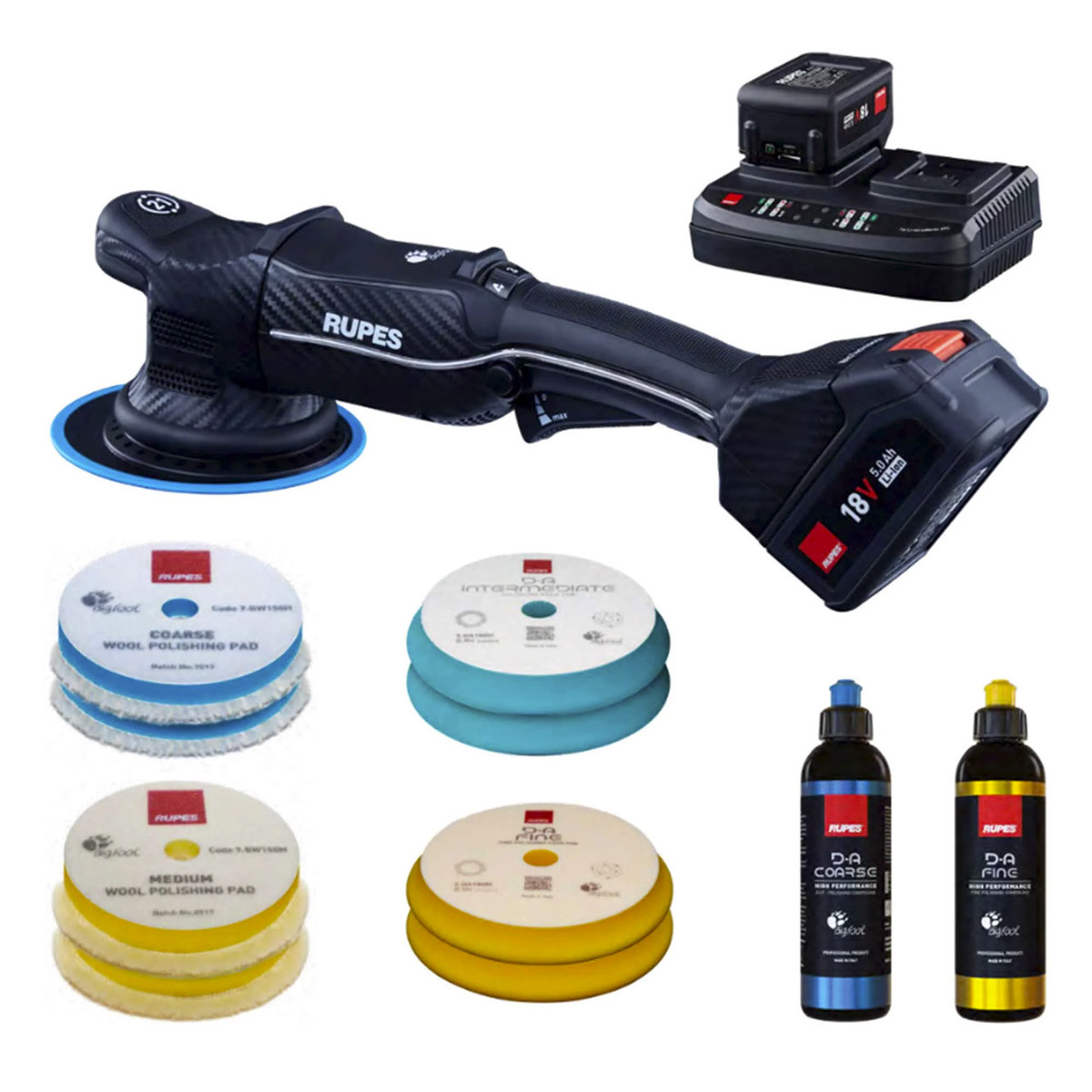 Rupes BigFoot iBrid HLR21 Kit | Polisher Kit