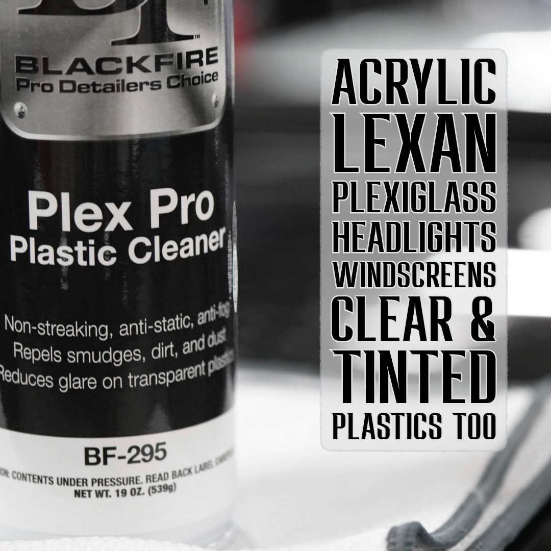 BLACKFIRE Plex Pro Plastic Cleaner And Protectant 19 oz