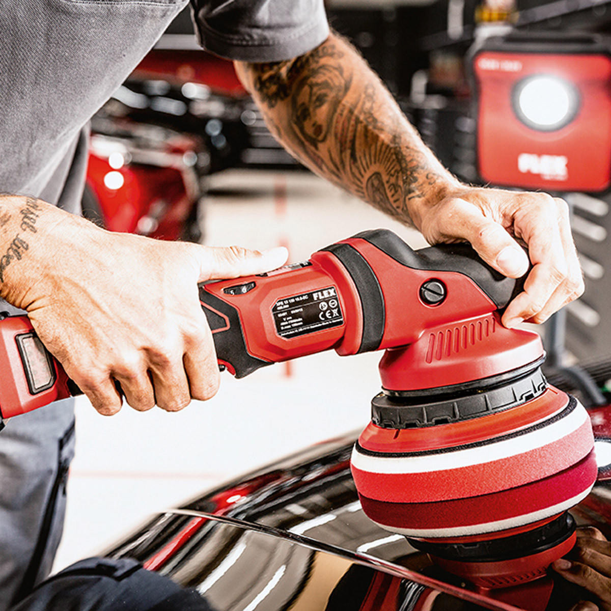 FLEX XCE 8-125 18.0 Polisher - TOOL ONLY