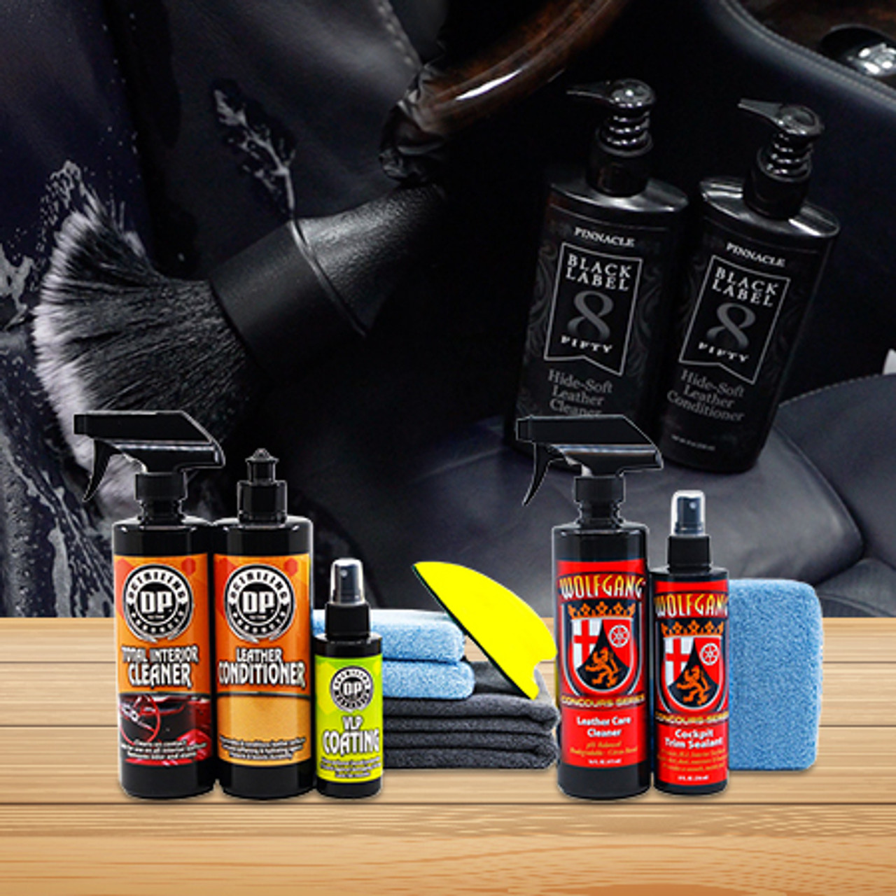 Meguiars D180 Leather Cleaner and Conditioner Kit