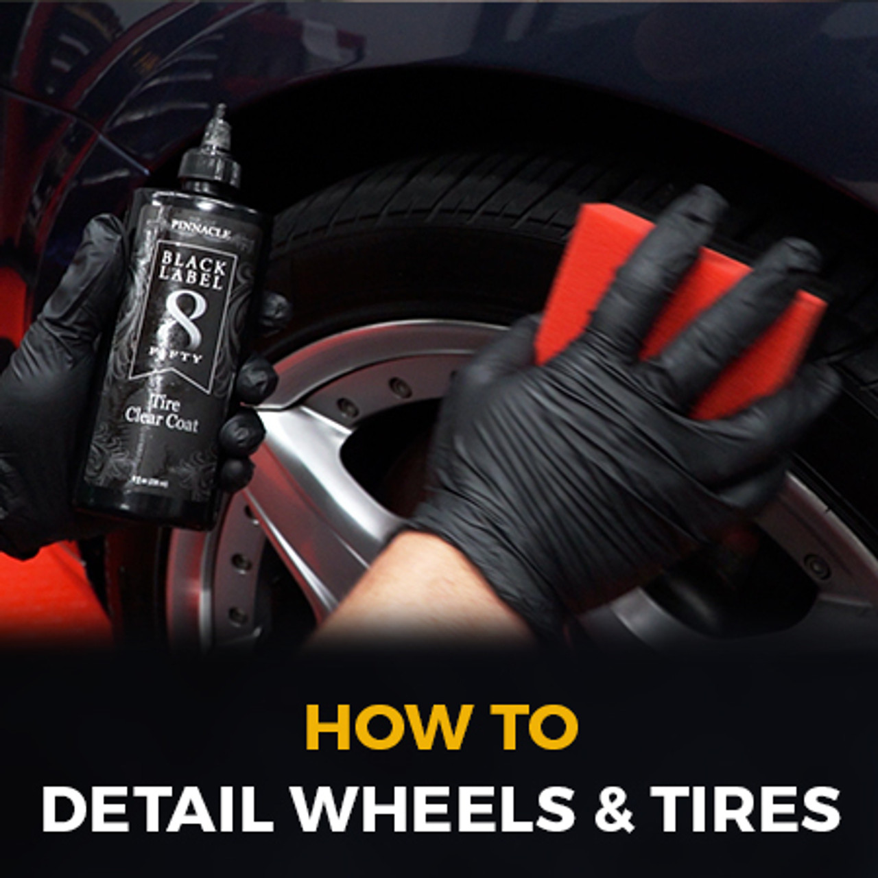 What do detailers use to clean wheels?