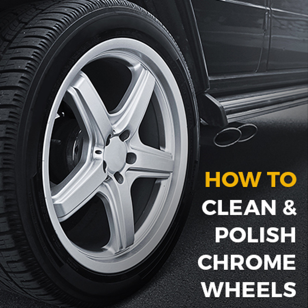 How To Clean and Polish Chrome Wheels, chrome wheel cleaning