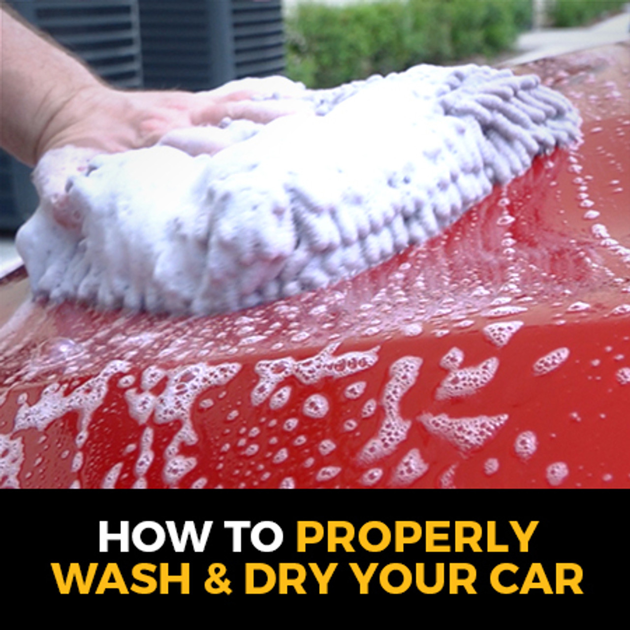 Car Wash Guide, Car Wash how to - easy steps to shampoo and dry your  vehicle using paint-safe mitts and towels, plus sponges, the Grit Guard and