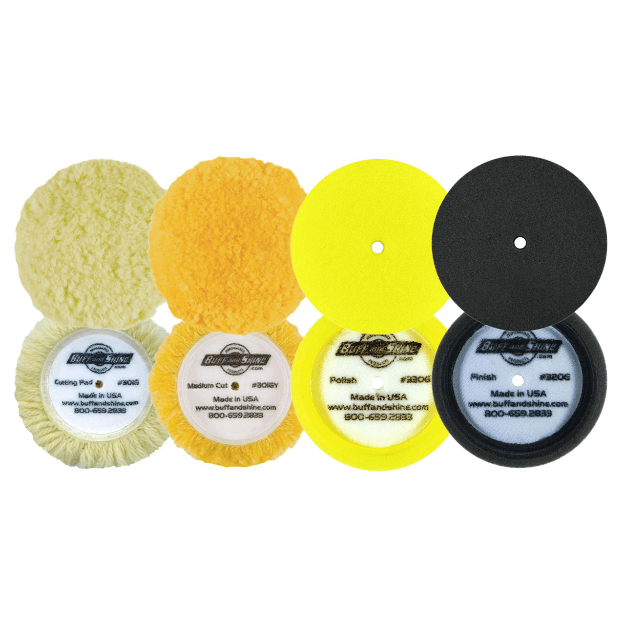 Grip Wool Buffing Pads - 7503G - Buff and Shine Mfg.