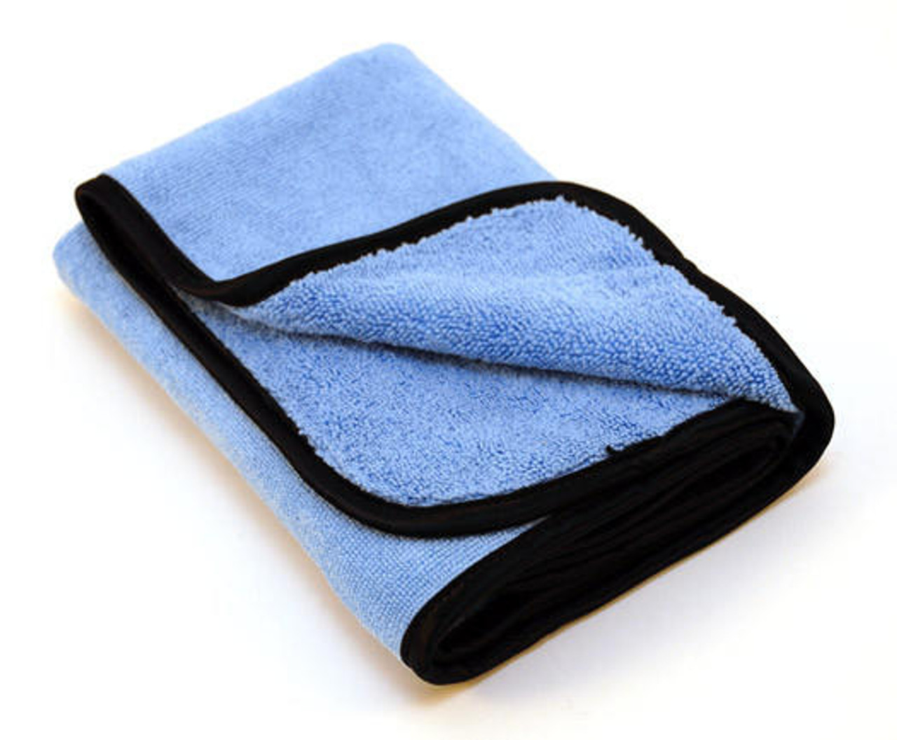 POLYTE Quick Dry Lint Free Microfiber Hand Towel, 16 x 30 in, Set of 4 (Blue)