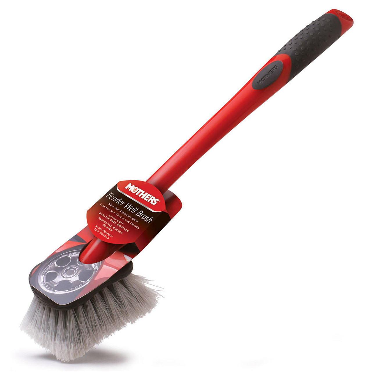 Wheel Well Brush with Soft Grip Handle