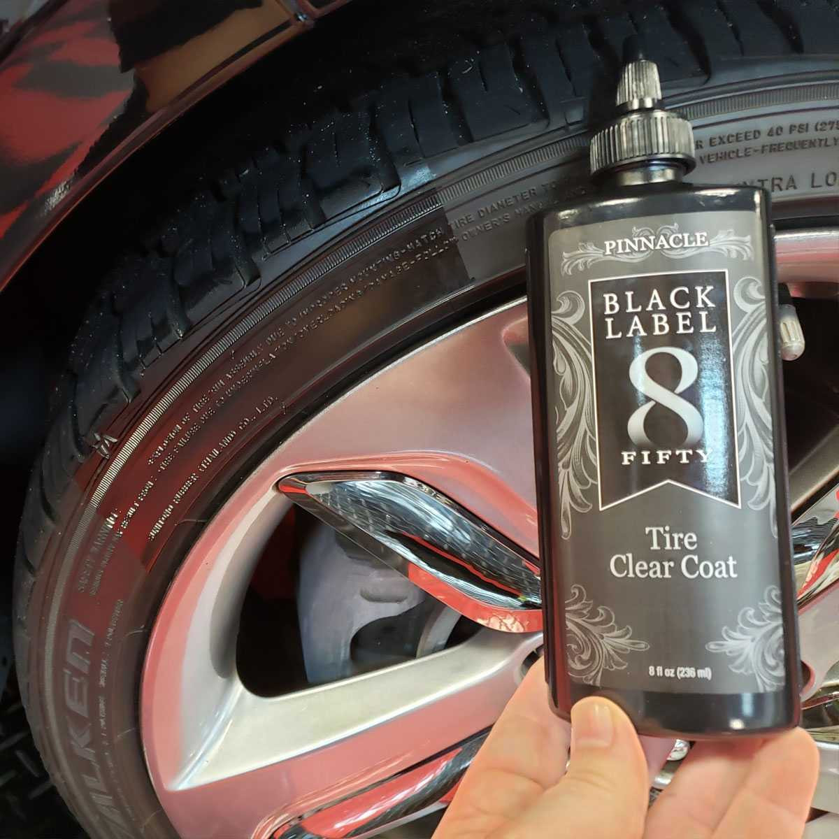 Pinnacle Black Label Tire Clear Coat | Autogeek.net