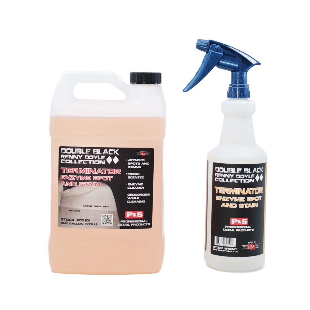 P and S Detailing Product PandS Terminator Enzyme Gallon And Bottle Combo