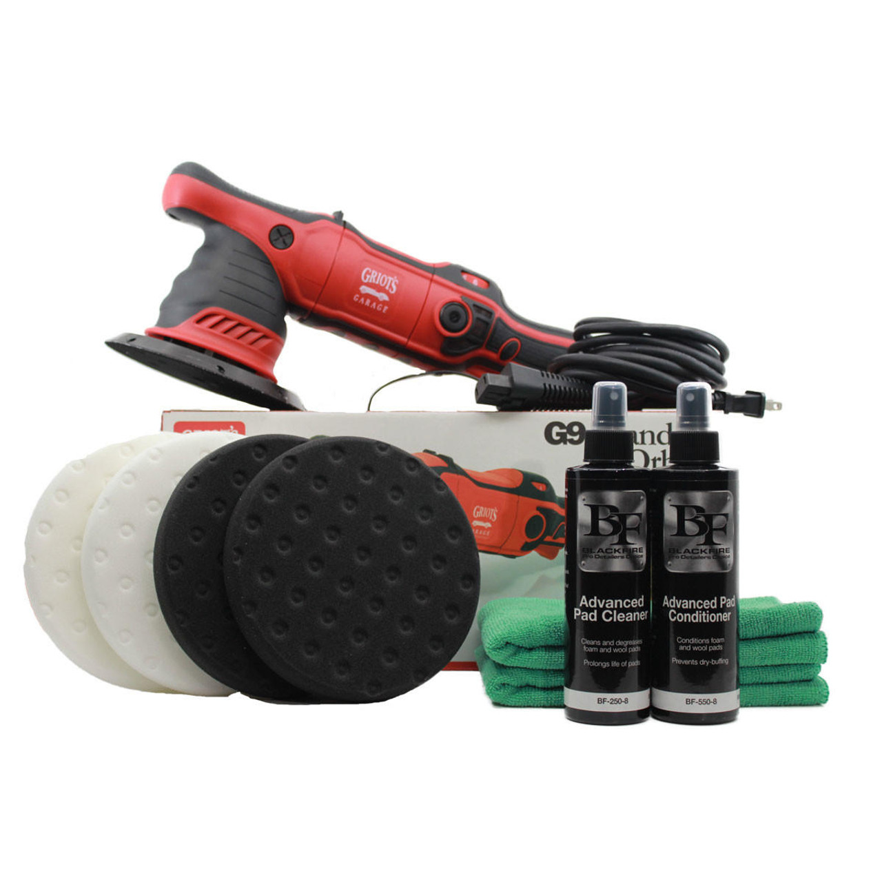 Griots Garage Random Orbital Polisher And Pad Kit