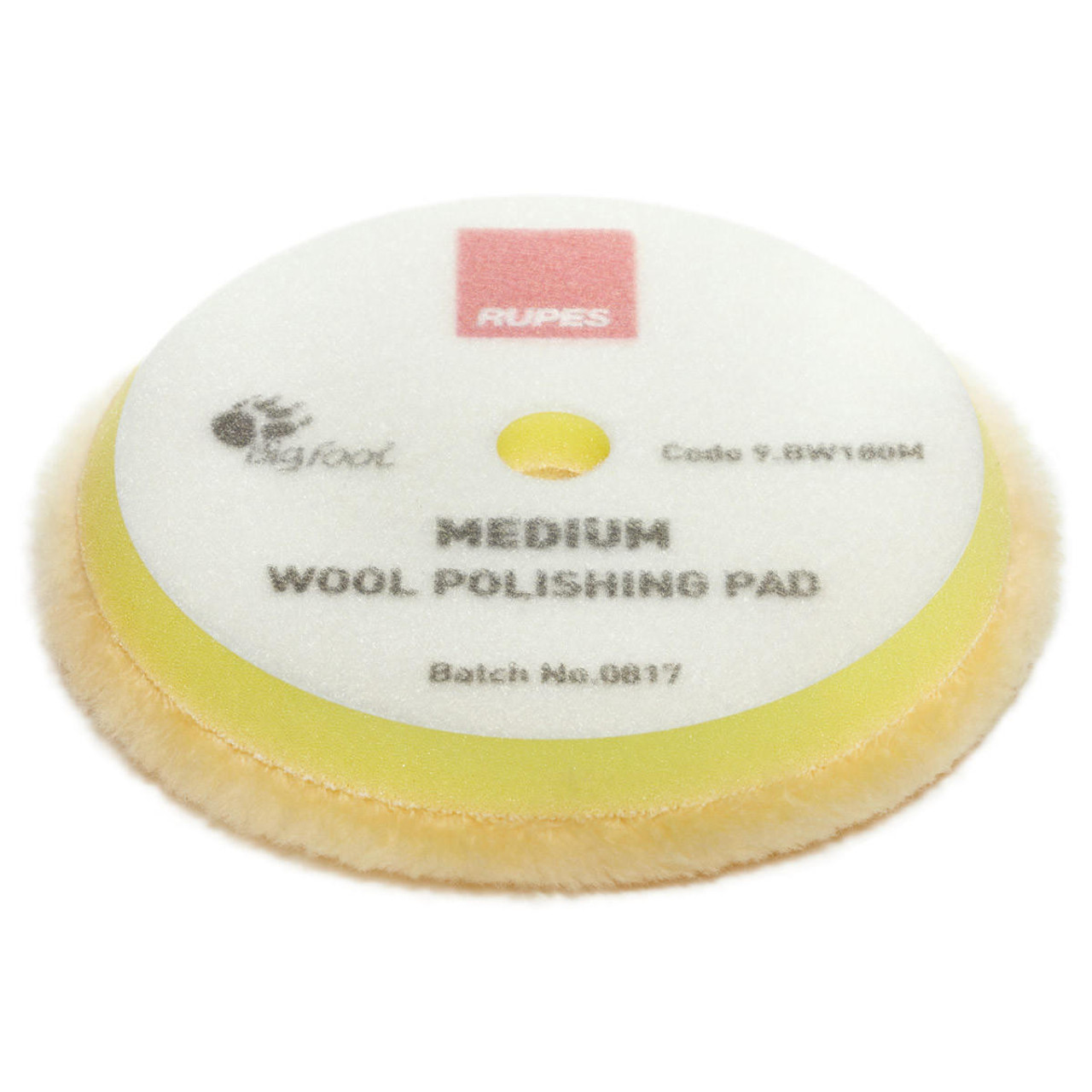 7 in. RUPES Medium Wool Polishing Pad